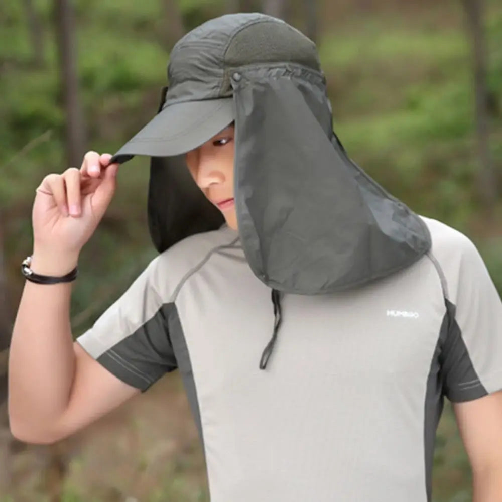 Summer Fishing Sun Hat Baseball Cap Outdoor Neck Face UV Sun