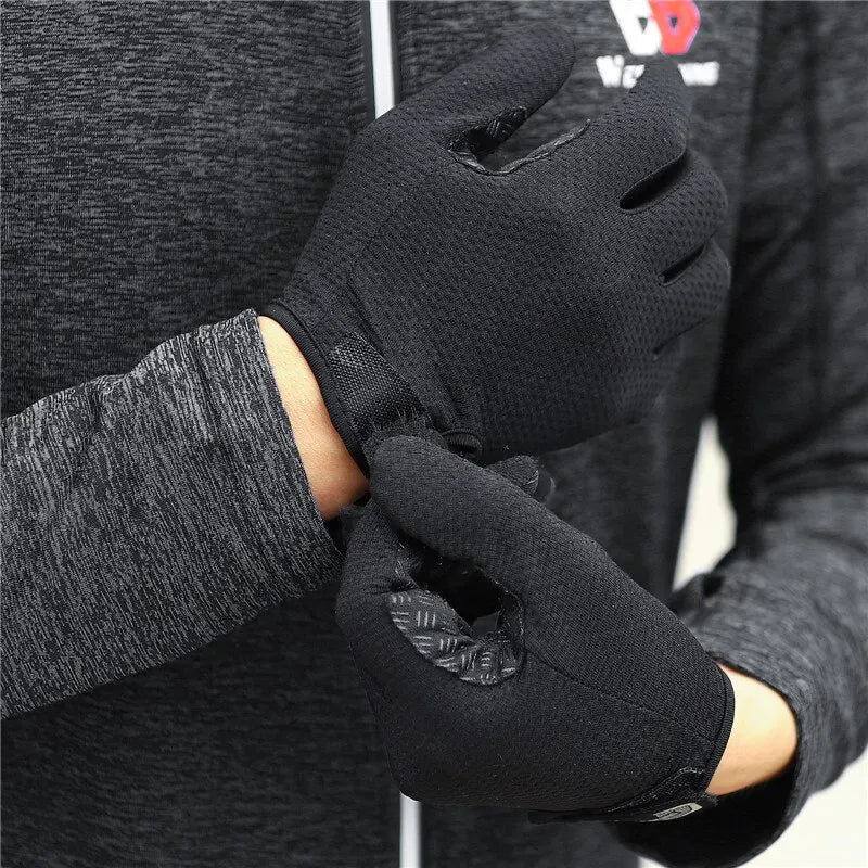 WEST BIKING Summer Cycling Gloves Full Finger MTB Bike Gloves Touch