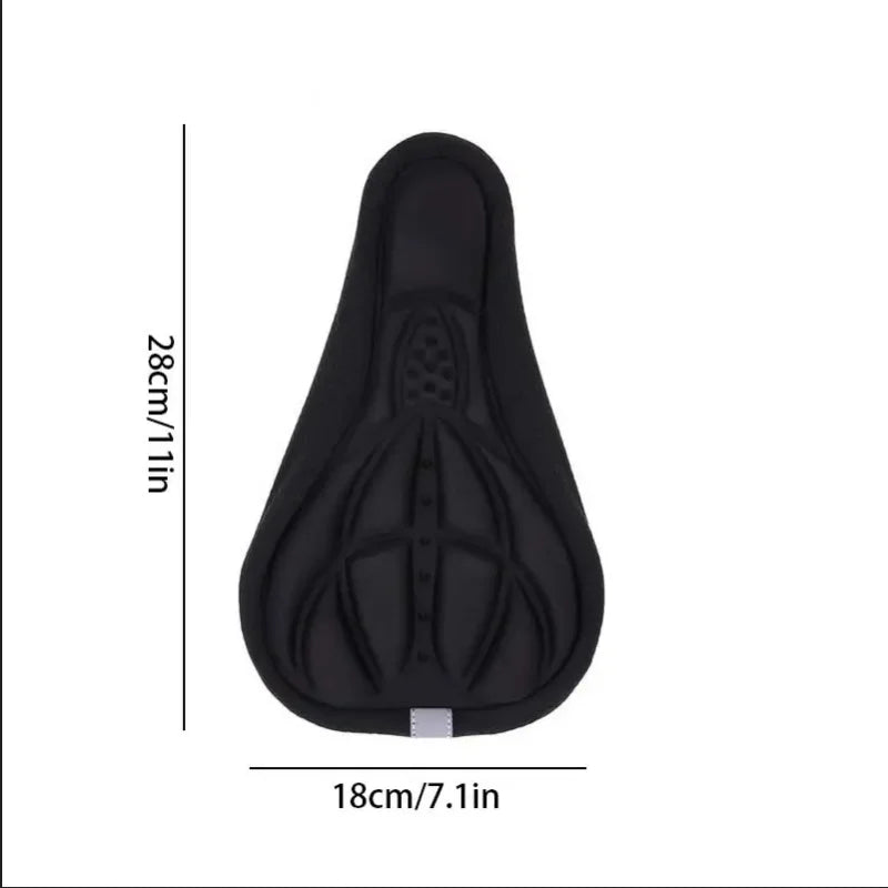 Soft 3D Padded Cycling Bicycle MTB Bike Saddle Seat Cover Cushion