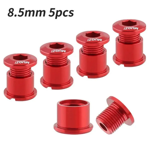 MUQZI 4/5PCS Chainring Bolts Single Double Chainring Screws Mountain