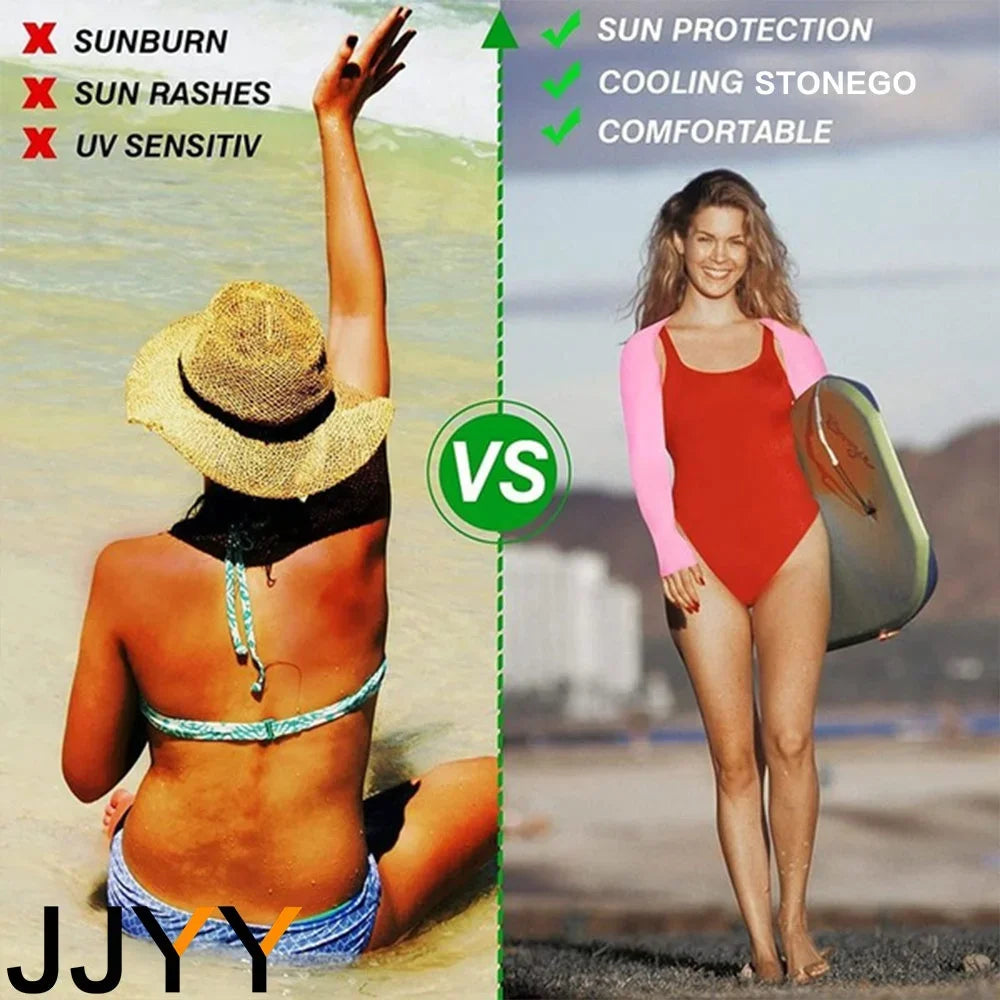 STONEGO Shawl Cuff Womens Sun Protection UV Protection Sports Gloves