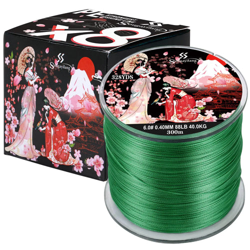 Sougayilang 8 Strands Braided Fishing Line 100M 300M Multifilament