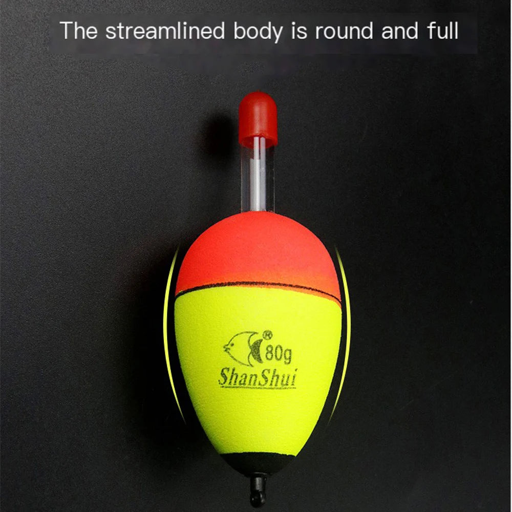 5Pcs EVA Luminous Fishing Night Floats Light Stick Foam Plastic Bobber