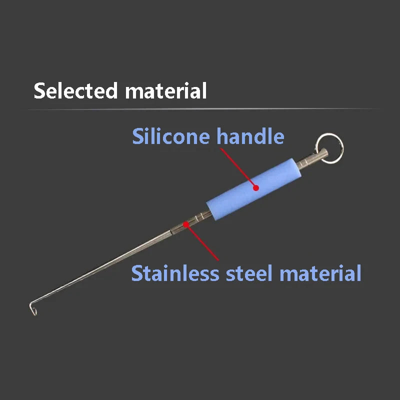 Blind Poke Disconnector Fish Disconnector Silicone Handle Deep Throat