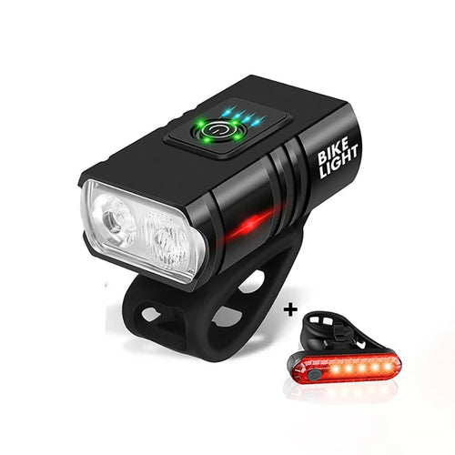 Rechargeable Bike Front Lights Bicycle Taillight MTB Road Bike Light