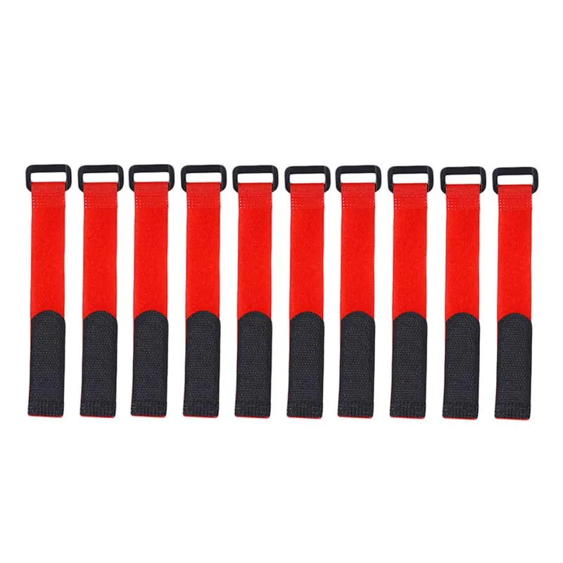 10pcs/set Reusable Fishing Rod Tie Holder Strap Suspenders Fastener