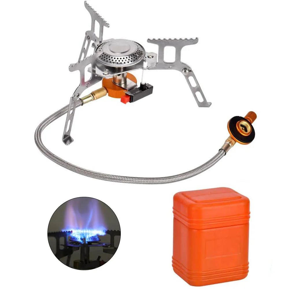 Camping Gas Stove Outdoor Tourist Burner Big Power Heater Tourism