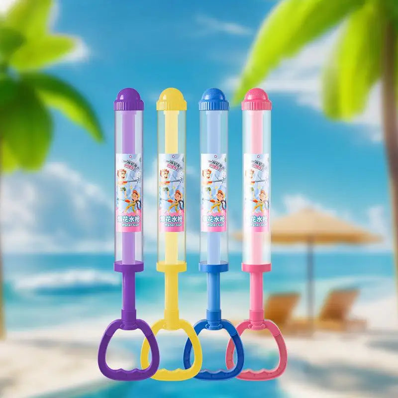 Pusher Type Fun Fireworks Water Jet Spray Toy Water Blasters Water