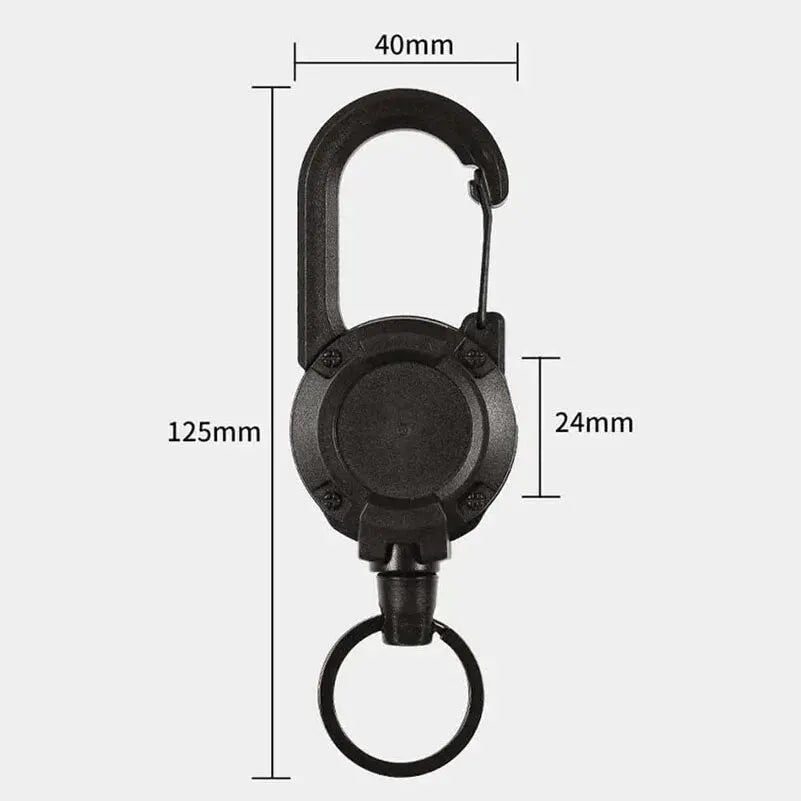 1PC New Outdoor Automatic Retractable Wire Rope Luya Anti-theft