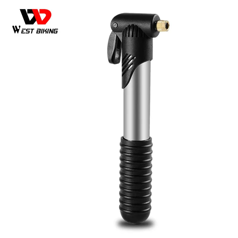 WEST BIKING Portable Mini Bicycle Pump Cycling Hand Air Pump Ball Tire