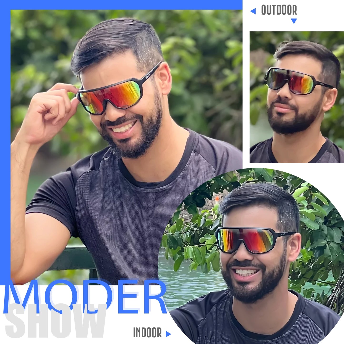 SCVCN MTB Bike Sunglasses Men's Driving Bicycle Glasses Women's