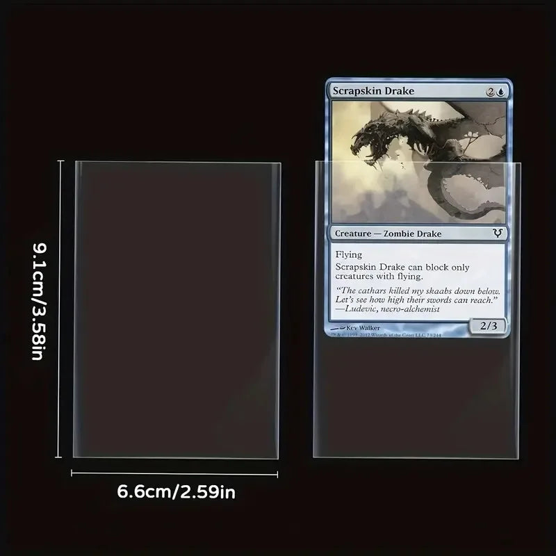 Premium Clear Plastic Card Sleeves - Durable PP Protection for