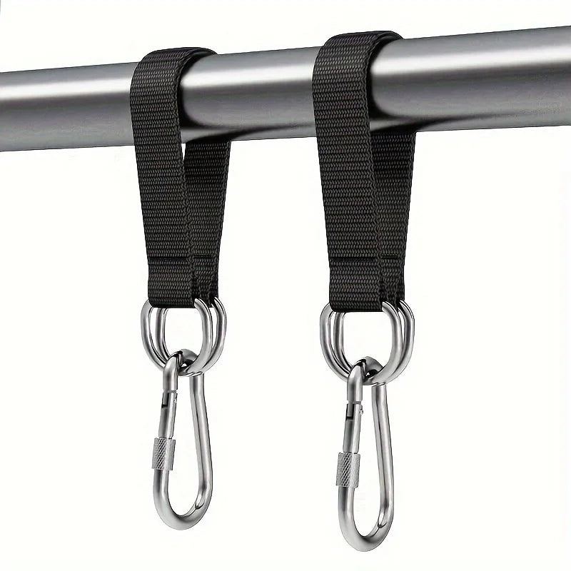 1/2pcs Durable Hanging Belt Hammock Swing Hanging Belt and Steel Alloy
