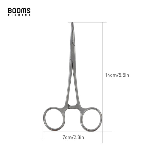 Booms Fishing Stainless Steel Hook Remover Curved Tip Pliers Slicer