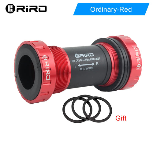 RIRO Bicycle Ceramic Bottom Bracket BB68/BB92 68/73MM Threaded BB MTB
