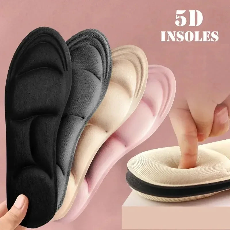 5D Massage Memory Sport Insoles Shoes Breathable Cushion Men Women