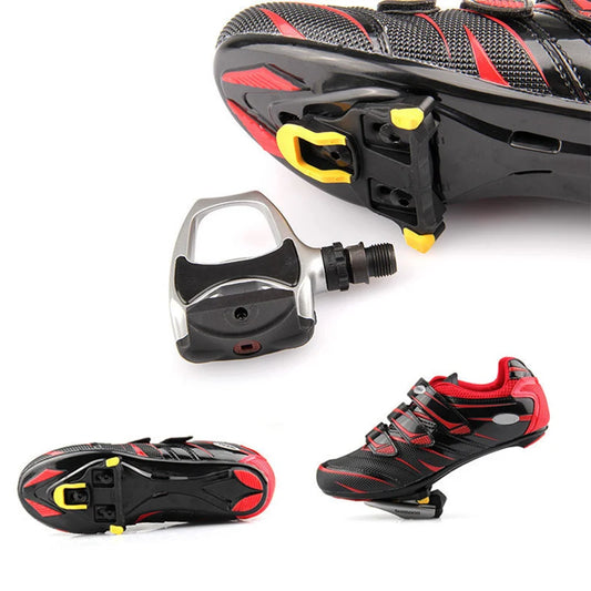 Bike Cleats Self-locking Cycling Pedals Cleat Set Lightweight Platform