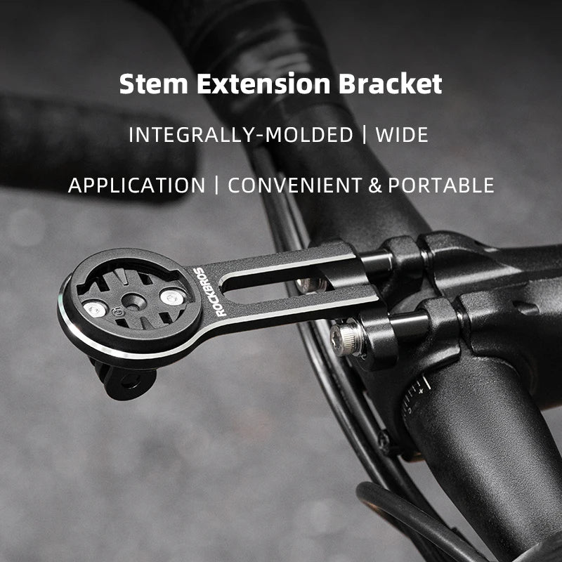 ROCKBROS Bike Bracket Front Light Lamp Holder Aluminum Alloy Extension