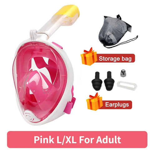 Underwater Scuba Anti Fog Full Face Diving Mask Snorkeling Respiratory