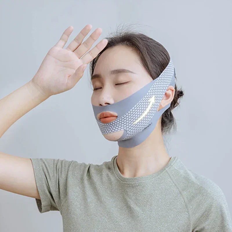 Face-Lift With Sleep Face V Shaper Facial Slimming Bandage Relaxation