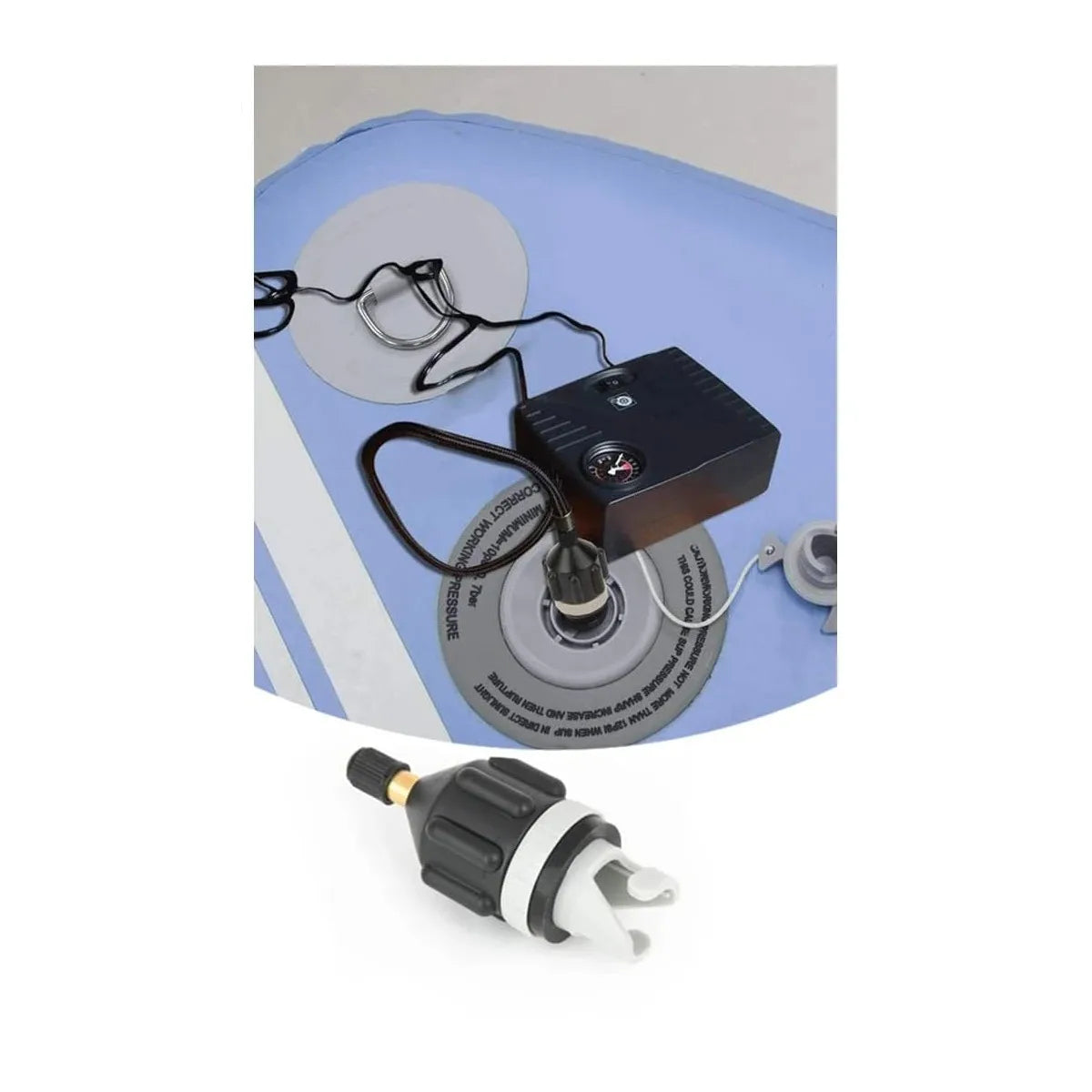 Air Valve Adapter Rowing Rubber Boat Canoe Kayak Air Valve Adaptor