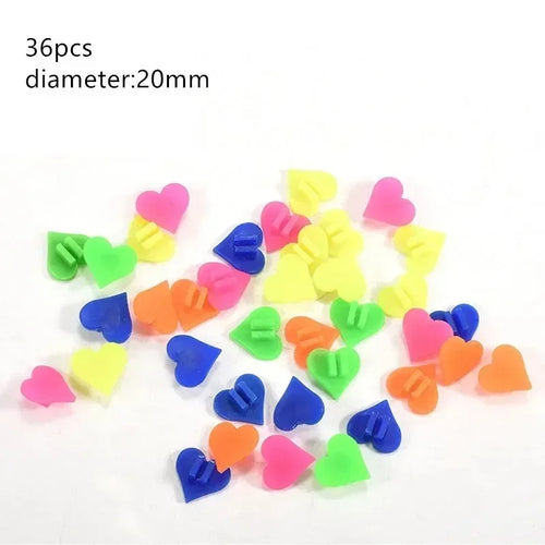 36pcs Bicycle Wheel Spoke Beads Colorful Plastic Bike Spoke Decoration