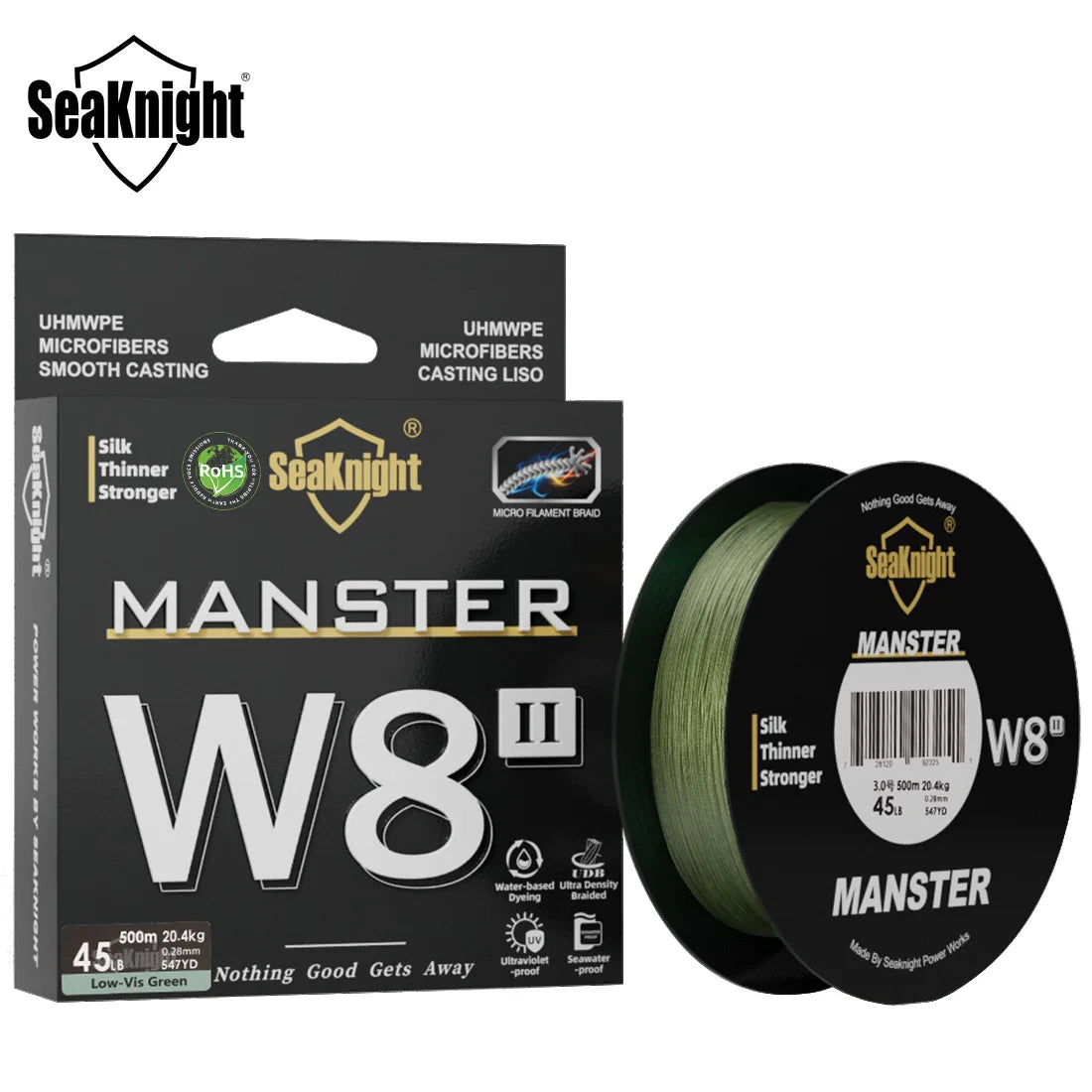 SeaKnight Brand W8 II Series 8 Strands Fishing Line Advanced Wide