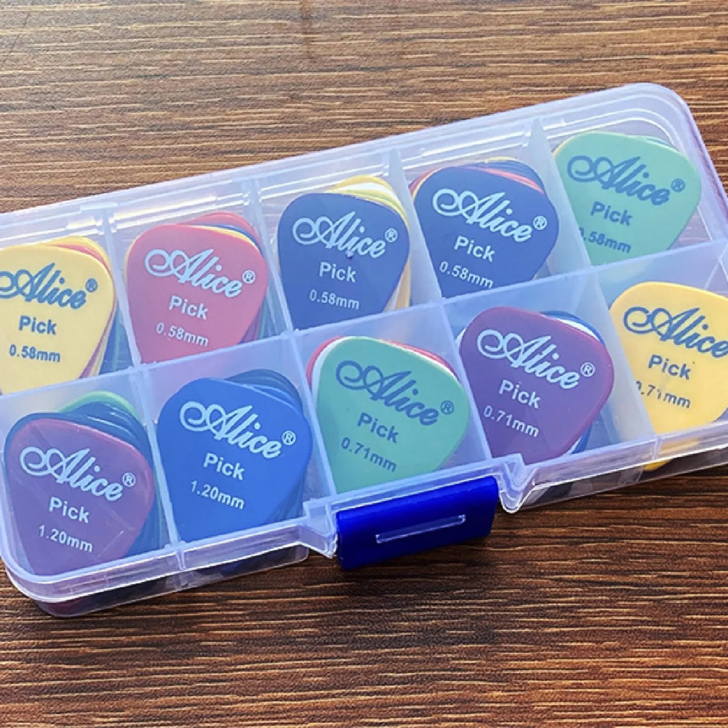 Multicolor Guitar Picks 24 Pieces ABS Premium Plastic Guitar Picks for