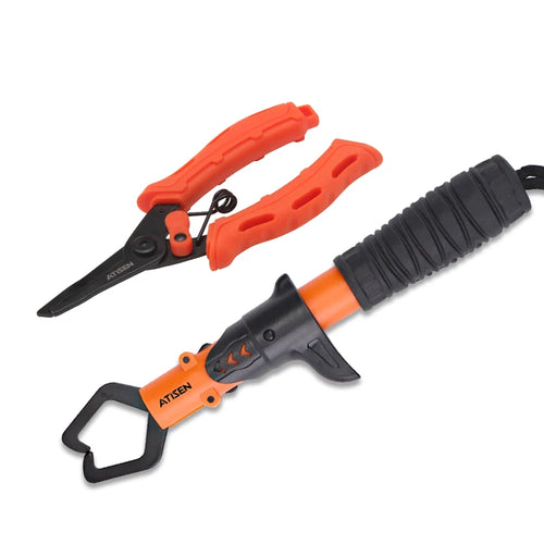 Stainless Steel Fishing Gripper Professional Fishing Lip Grabber Tool,