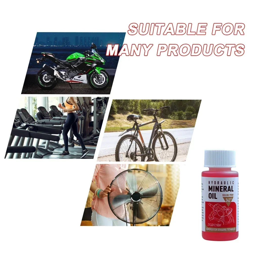 1/2/3 Pcs 60Ml Bicycle Brake Fluid Mineral Oil System Fluid Cycling