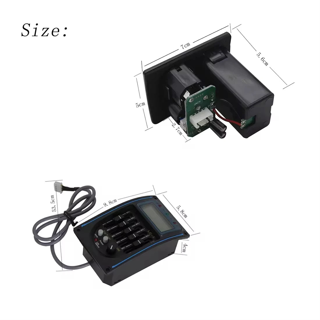 Miwayer Classical Acoustic Guitar Pickup, EQ Equalizer, Preamplifier