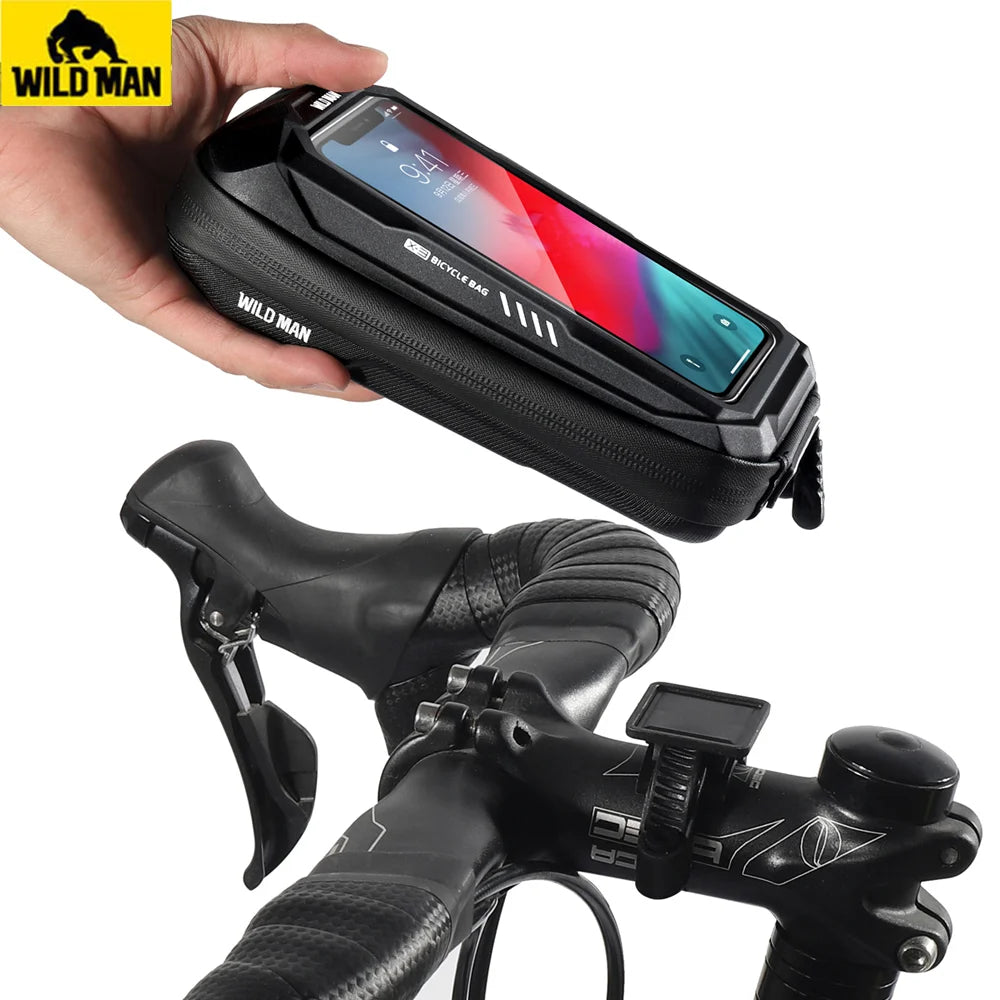 New Bike Phone Holder Bag Case Waterproof Cycling Bike Mount 6.9in