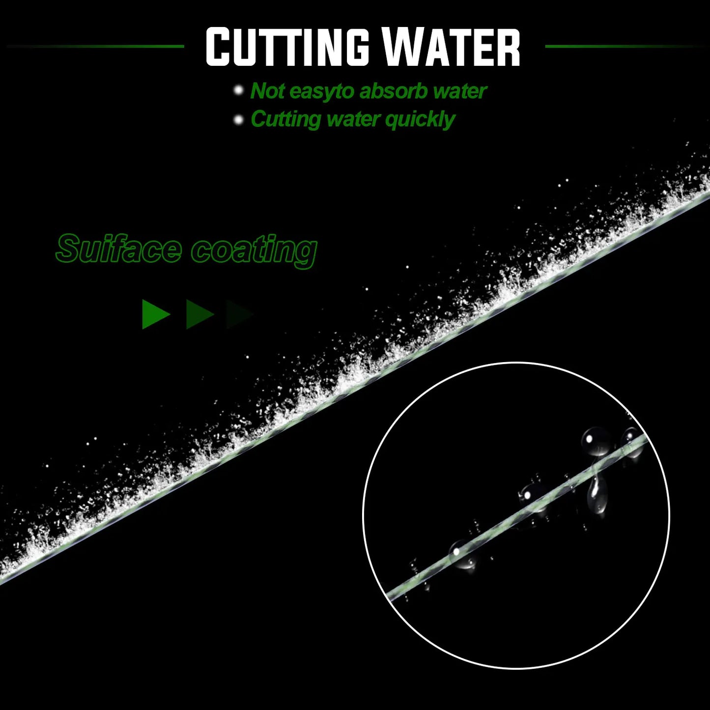 Sougayilang 150M 350M PE Braid Fishing Line 4 Strands Speckled