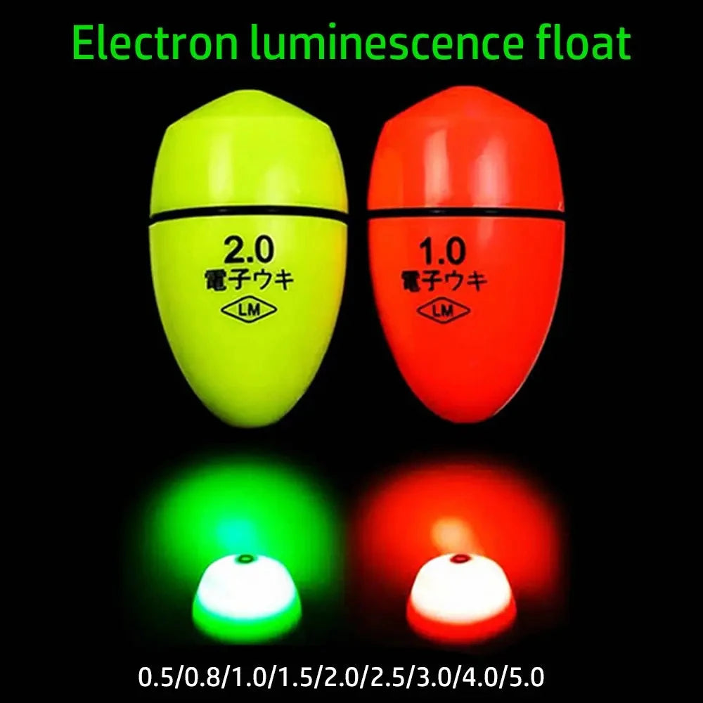 Electronic Floating Wave Rock Fishing with Night Light Float