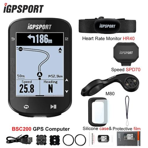 IGPSPORT BSC200 GPS Cycle bike Computer Wireless Speedometer Bicycle