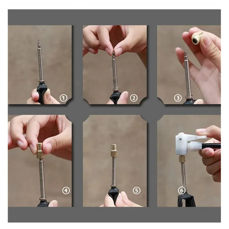 2/5/10PC F/V To A/V Valve Adapter Bike Value Converter Presta To