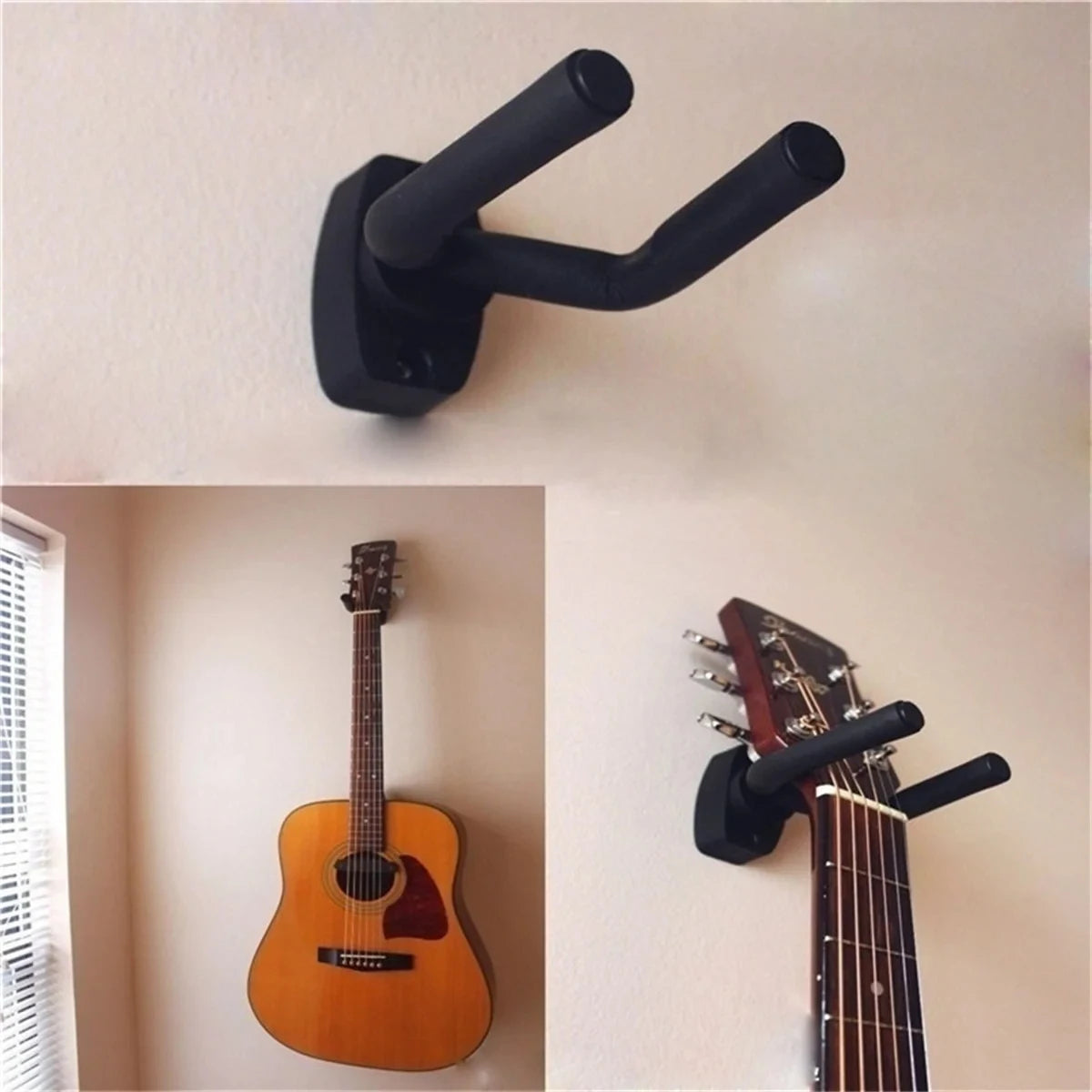 1/2/5/10Pcs Guitar Holder Wall Mount Stand Parts and Accessories Home