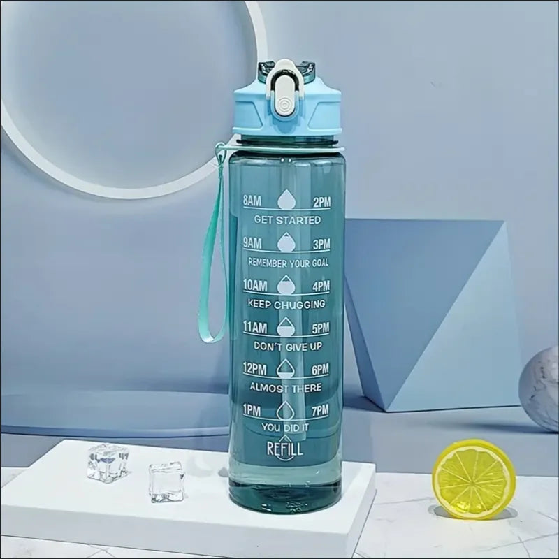 800ml/27oz Large Capacity Sports Water Bottle Leak Proof Plastic