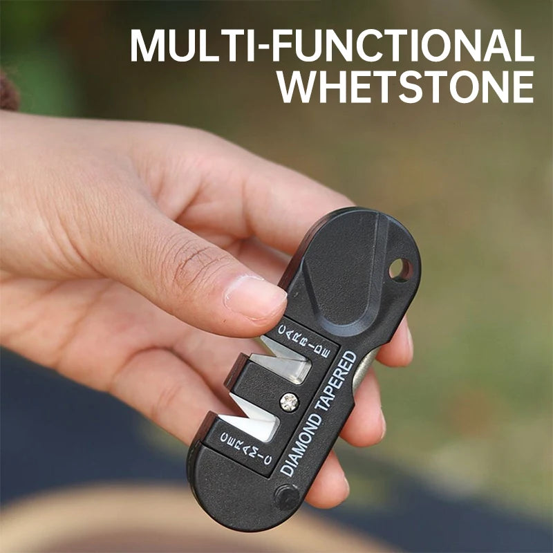 Portable Whetstone 4 in 1 Mini Multi-function Tungsten Carbide Steel