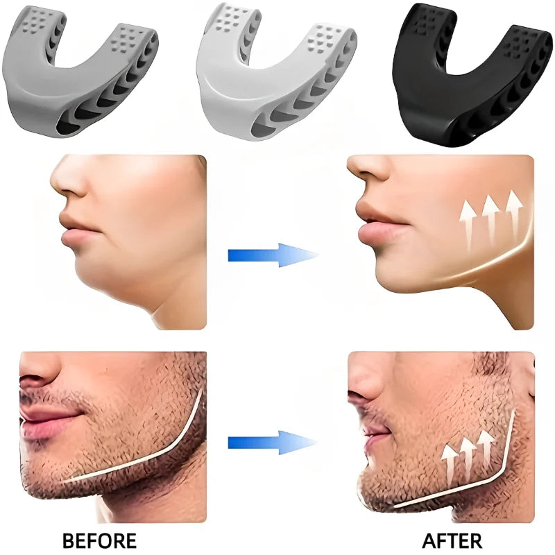 U Shape New Facial Jaw Exerciser And Neck Toning Jawline For Men Women