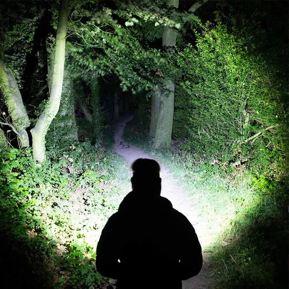 1x Waterproof Tactical Flashlights Portable LED Camping Lamps 3-Mode