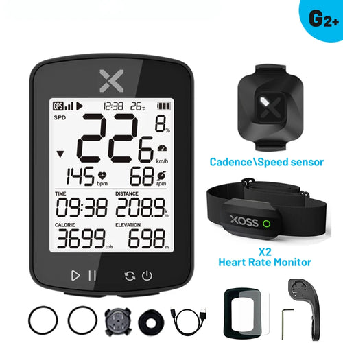 XOSS New G2 GPS G2+ Cycling Computer G Plus Wireless Speedometer