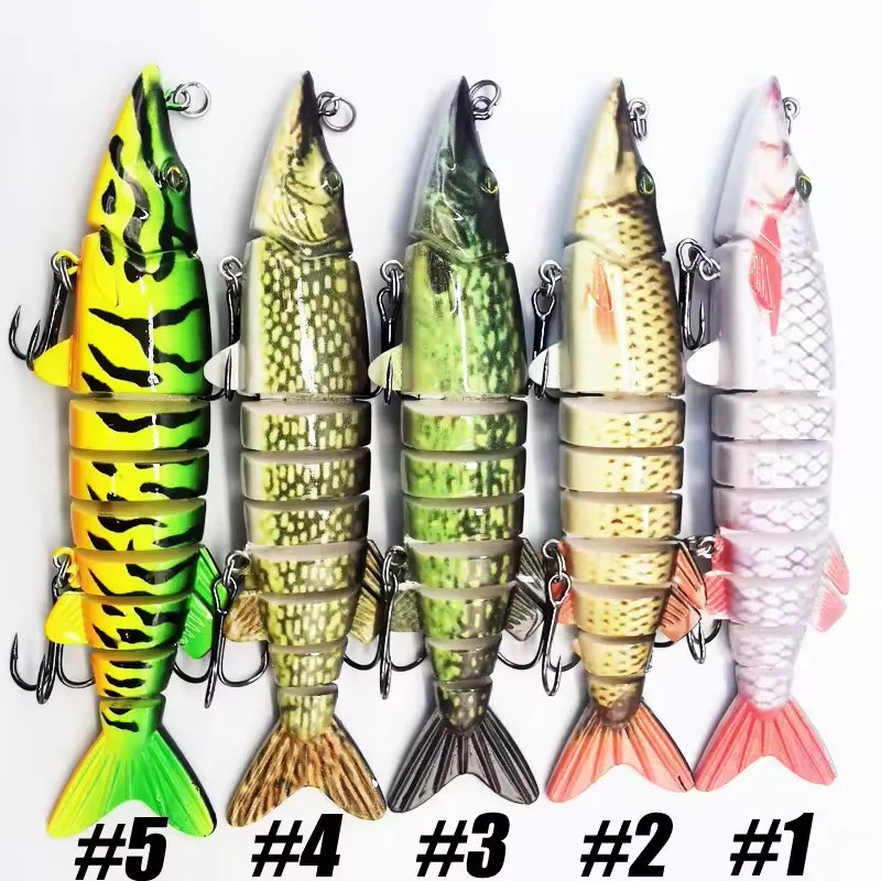 Rooblinos Fishing Lures for Bass Trout Multi Jointed Swimbaits Slow