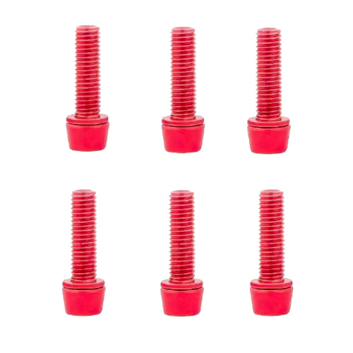 6PCS  Bike Stem M5 Alloy Steel Bolts, Bicycle Stem Bolts Screws,