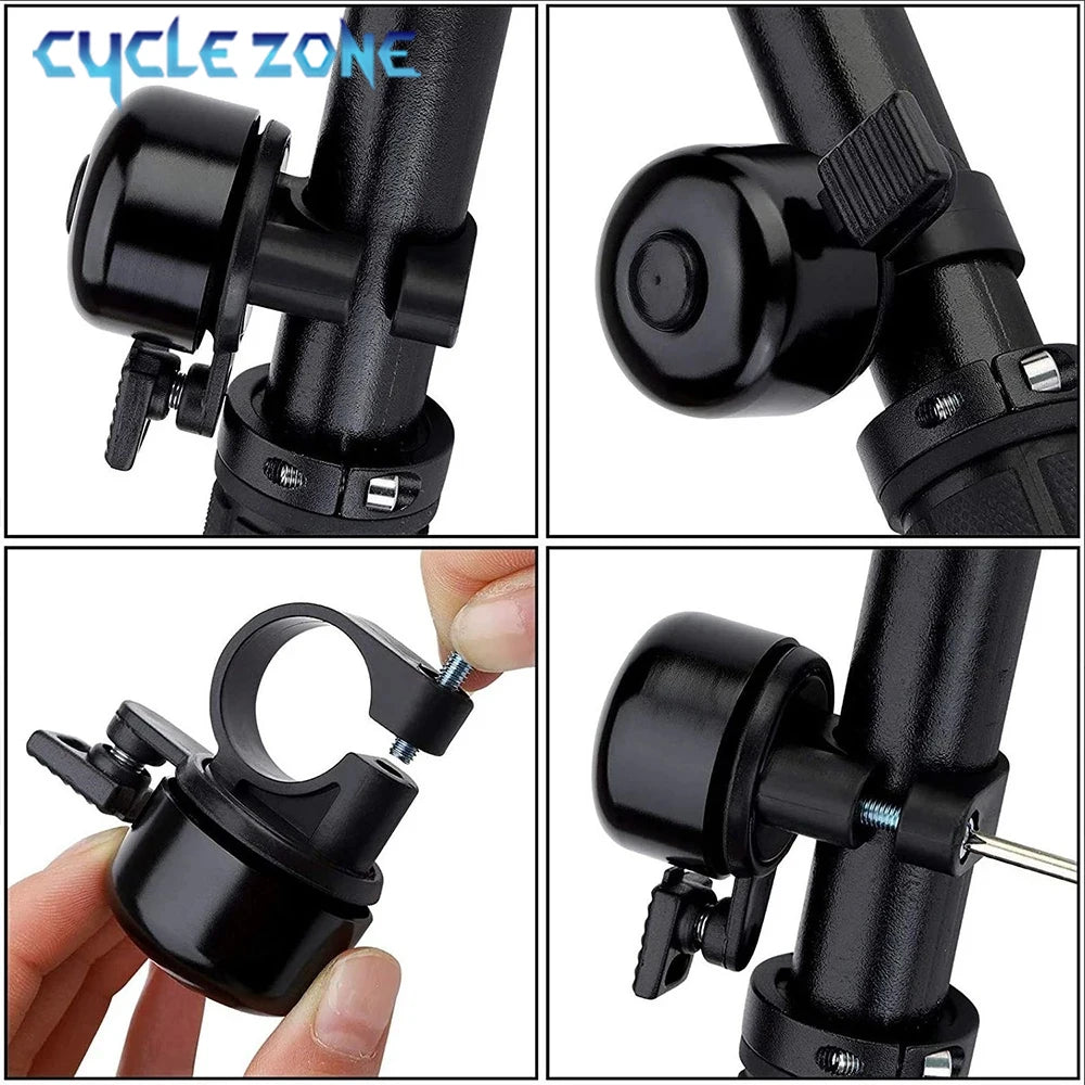 MTB Bicycle Bell Aluminum Alloy Bike Handlebar Bell Ring Mountain Road