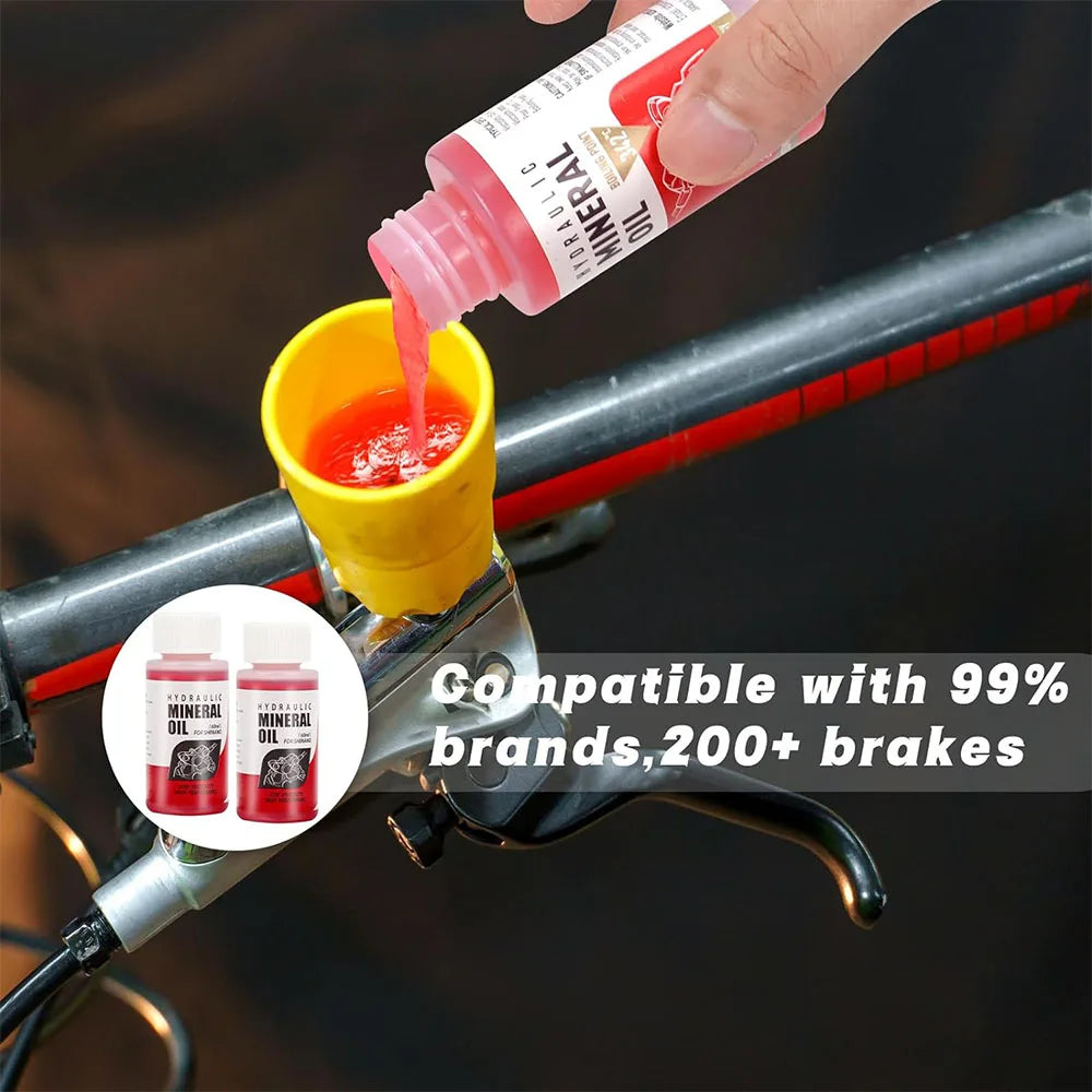 High Performance Bike Brake Mineral Oil - 60ml/2oz - Ideal for Shimano