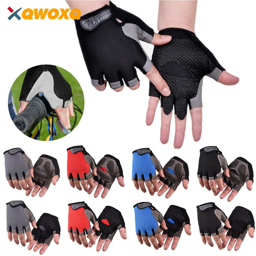 1Pair Cycling Gloves for Men & Women, Anti Slip Shock Absorbing Biking