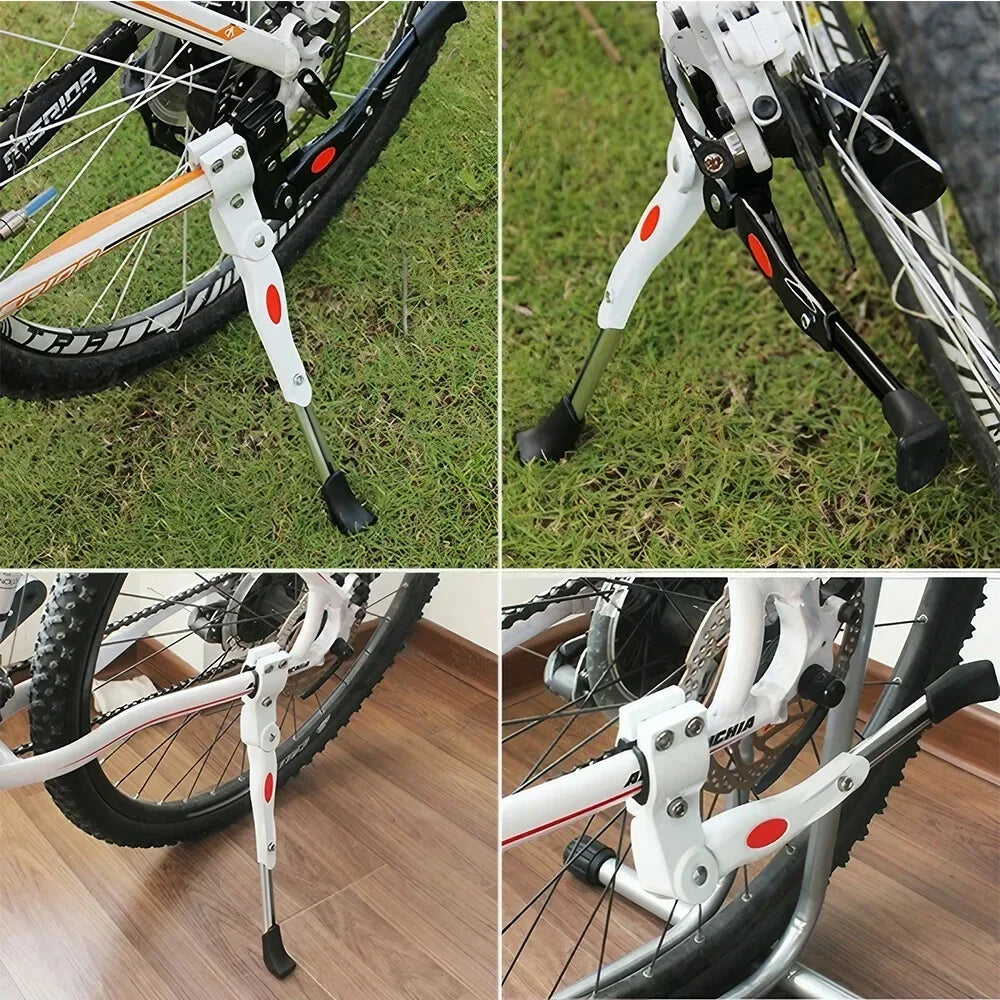 Adjustable Bicycle Kickstand Parking Rack Bicycle Side Support