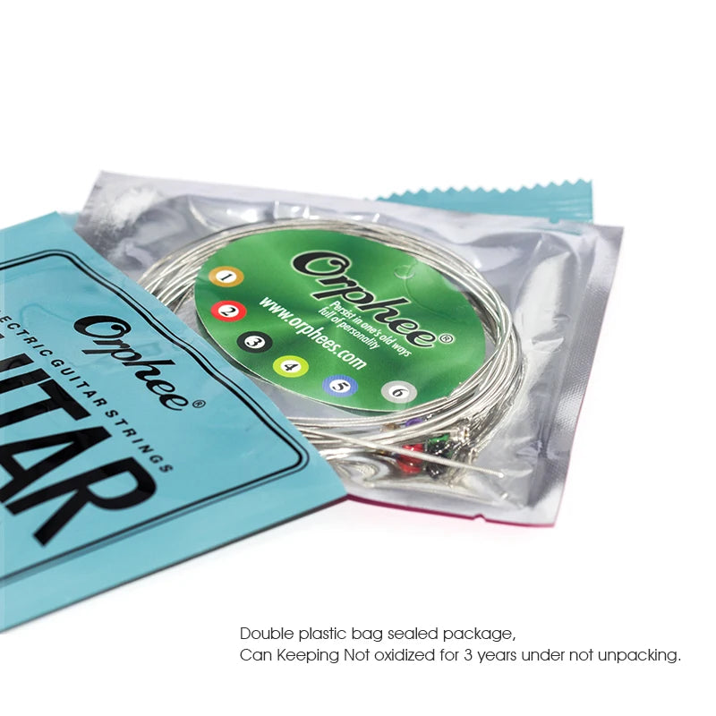 Orphee Electric Guitar Strings Set RX Series Hexagonal Carbon Steel 6