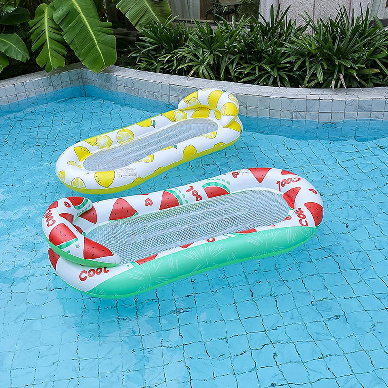 Rooxin Inflatable Floats Bed Swim Ring Tube Water Leisure Bed Swim Air